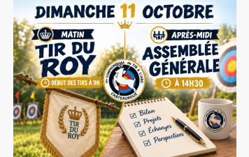 5 sept. 2026 - Tir du Roy et Assemblée Générale