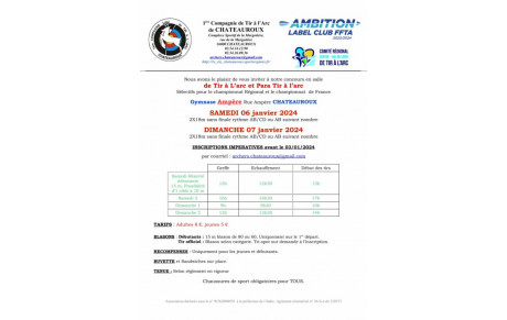 Concours de Janvier 2024