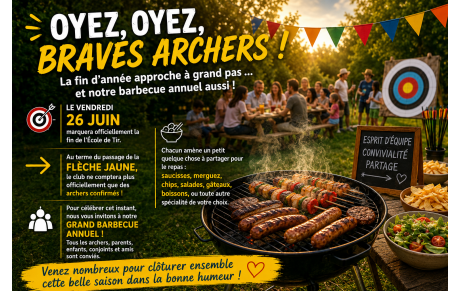 22 juin 2026 - Barbecue de fin d’École de Tir