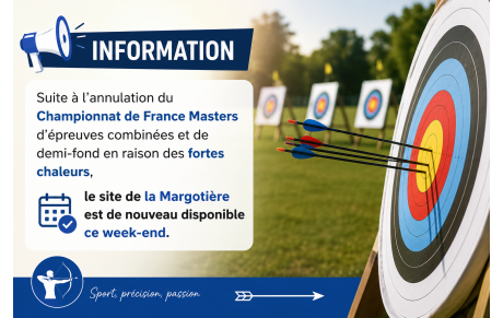 26 juin 2026 - La Margotière disponible ce week-end