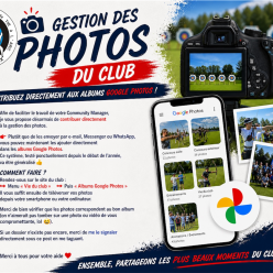 3 mai 2026 - Gestion des photos du club